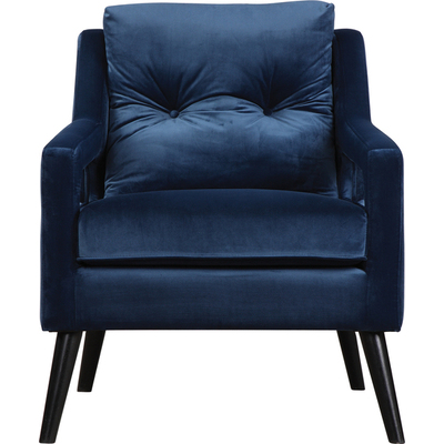 Uttermost O'brien Blue Velvet Armchair 23318