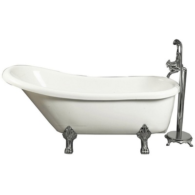 Aston Global BT686-I 67" X 28" Acrylic Clawfoot Slipper Tub