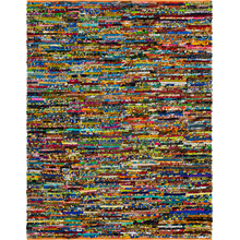 Collection Multi Striped Braided Chindi by Unique Loom