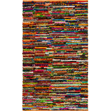 Collection Multi Striped Braided Chindi by Unique Loom