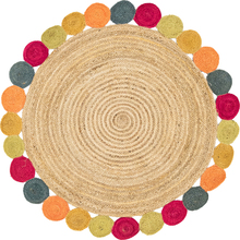 Collection Circles Braided Jute by Unique Loom