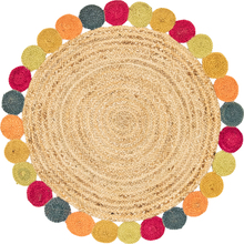 Collection Circles Braided Jute by Unique Loom