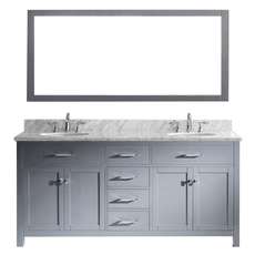 single bathroom sink with cabinet