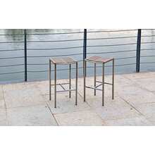 Collection Stone Backless Barstool by WhiteLine