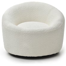 Collection Perla Swivel Accent Chair by WhiteLine