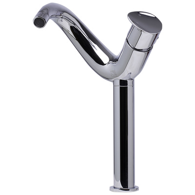 Alfi Ab1570 Tall Wave Polished Chrome Single handle Bathroom Faucet AB1570-PC
