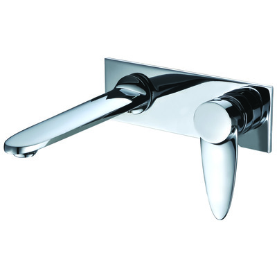Alfi Brand AB1772-PC Polished Chrome Wall Mounted Modern Bathroom Faucet