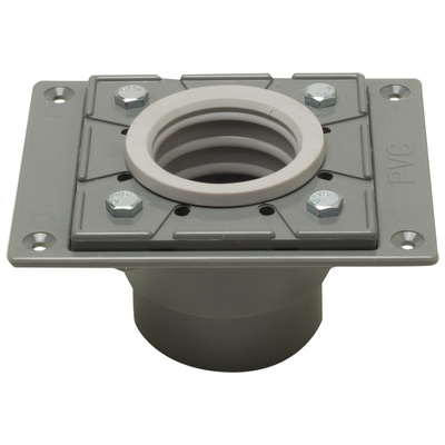 Alfi Brand ABDB55 Pvc Shower Drain Base With Rubber Fitting