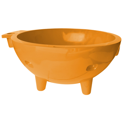 Alfi Free Standing Bath Tubs, Orange, Acrylic,Fiberglass, Complete Vanity Sets, Orange, Modern, Outdoor, Acrylic, Free Standing, Tub, 811413022004, FireHotTub-OR