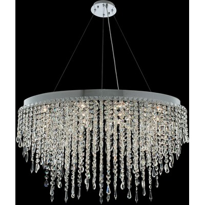 Allegri Tenuta 36 Inch Oval Convertible Pendant / Flush Mount, 720062481585, 028259-010-FR001