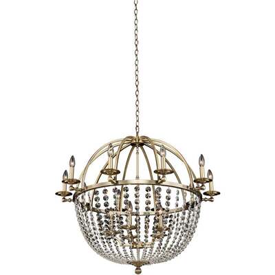 Allegri Pendolo 10 Arm Orb Chandelier (5+10 Light), 720062474952, 037772-038-FR001