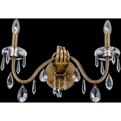 Allegri Venere 2 Light Wall Sconce, 720062490938, 039021-032-FR001