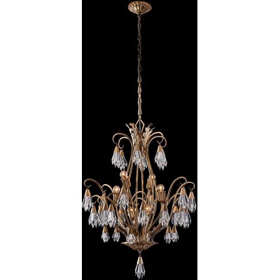 Allegri Tulipani 28 inch Chandelier, 720062504383, 040376-044-FR001
