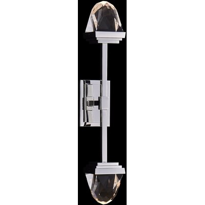 Allegri TAGLIO LED POLISHED SILVER SCONCE, 720062508909, 043521-014-FR001