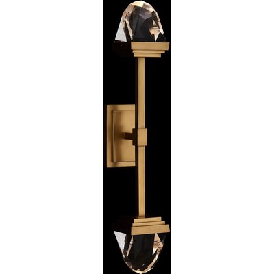 Allegri TAGLIO LED TRUE BRASS SCONCE, 720062507162, 043521-062-FR001
