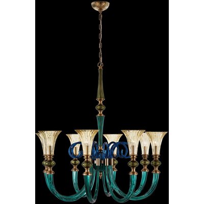 Allegri TINTA 8 LIGHT CHANDELIER, 720062507131, 043671-044-GLMULTI