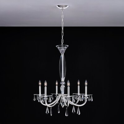 Allegri PASSO 6 LT SILVER CHANDELIER, 720062509180, 046176-014-FR001