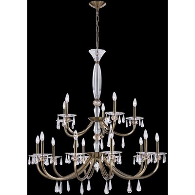Allegri PASSO 15 LT CHAM GLD CHANDELIER, 720062508985, 046178-039-FR001