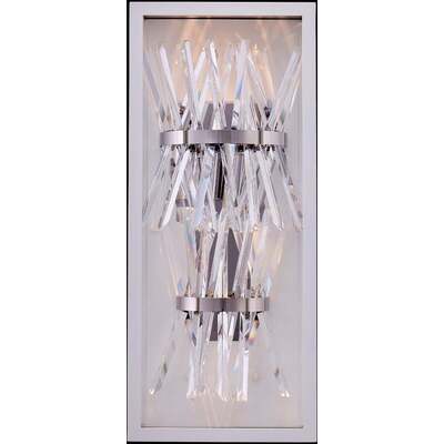 Allegri Glacier 25 Inch LED Outdoor Wall Sconce, 720062498682, 090221-064-FR001