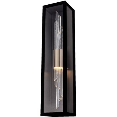 Allegri Lucca Esterno 30 in  Black Fluorocarbon Outdoor Wall Sconce, 720062491096, 090421-023-FR001