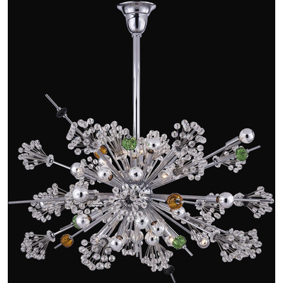 Allegri CONSTELLATION COLORATA 30LT OVAL PENDANT, 720062511886, 11634-010-FRMULTI