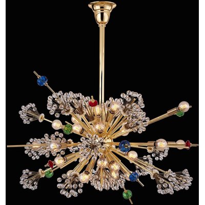 Allegri CONSTELLATION COLORATA 30LT OVAL PENDANT, 720062511893, 11634-018-FRMULTI