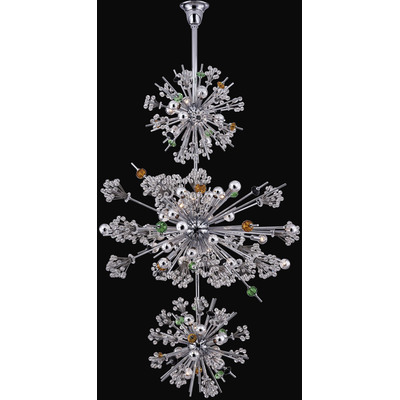 Allegri CONSTELLATION COLORATA 50LT 3TIER FOYER, 720062511947, 11639-010-FRMULTI