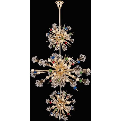 Allegri CONSTELLATION COLORATA 50LT 3TIER FOYER, 720062511954, 11639-018-FRMULTI