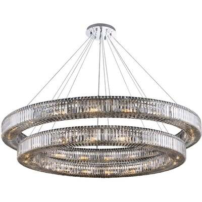 Allegri Rondelle 2 Tier Pendant (60 inch + 72 inch), 720062474662, 11721-010-FR001