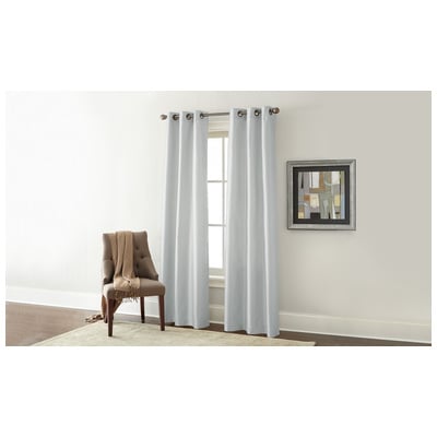 Amrapur 2 Pack Black Out Curtains Silver 5BOCRTNG-SIL-ST