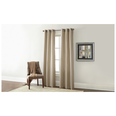 Amrapur 2 Pack Black Out Curtains Taupe 96