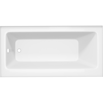 Anzzi Saba 60 in. Left Drain Soaking Front Skirted Bathtub in White, 191042077317, AZ3060SHL-16