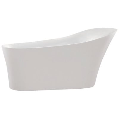 Anzzi Free Standing Bath Tubs, Acrylic,Fiberglass, White, Acrylic, BATHROOM - Bathtubs - Freestanding Bathtubs - One Piece - Acrylic, 191042000797, FT-AZ092