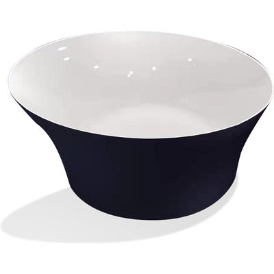 Anzzi Lacrima Series 62 inch Acrylic Freestanding Bathtub in Navy Blue, 191042053182, FT-AZ142