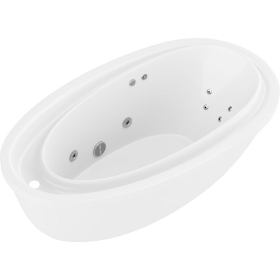 Anzzi Leni 5.9 ft. Jetted Whirlpool Tub with Reversible Drain in White, 191042075863, FT-AZ202