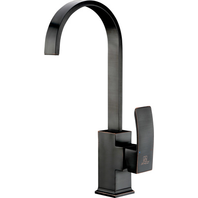 Anzzi Opus Series Single-Handle Standard Kitchen Faucet in Oil Rubbed Bronze, 848308074169, KF-AZ035ORB