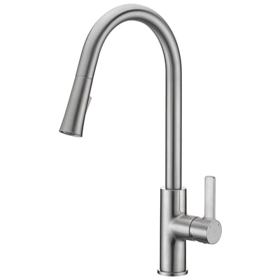 Anzzi Kitchen Faucets, Kitchen Faucets,Kitchen,Pull Down,Pull Out,Single Handle, Brass,Brush,BrushedSteel,NICKEL, Nickel, Brass, KITCHEN - Kitchen Faucets - Pull Down, 191042004474, KF-AZ1675BN