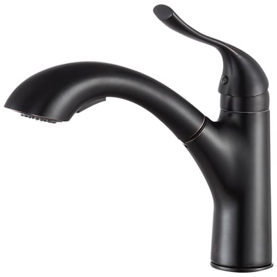 Anzzi Di Piazza Single-Handle Pull-Out Sprayer Kitchen Faucet in Oil Rubbed Bronze KF-AZ205ORB