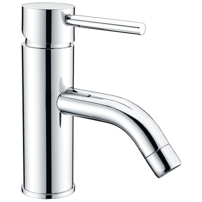 Anzzi Bravo Series Single Hole Single-Handle Low-Arc Bathroom Faucet in Polished Chrome L-AZ030