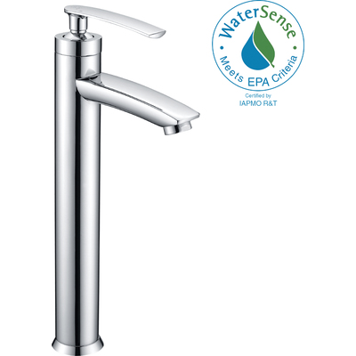 Anzzi Fifth Single Hole Single-Handle Bathroom Faucet in Polished Chrome, 191042003392, L-AZ073
