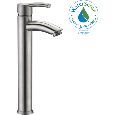 Anzzi Quartet Single Hole Single-Handle Bathroom Faucet in Brushed Nickel, 191042003385, L-AZ079BN