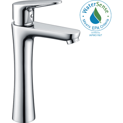 Anzzi Vivace Single Hole Single-Handle Bathroom Faucet in Polished Chrome, 191042003330, L-AZ081