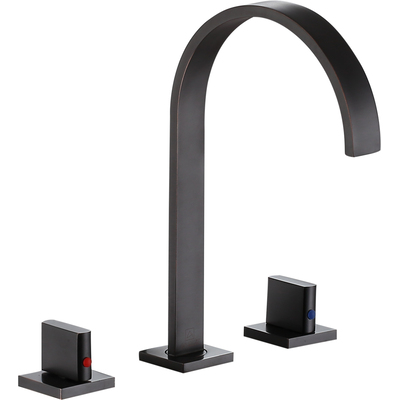 Anzzi Sabre 8 in. Widespread 2-Handle Bathroom Faucet in Oil Rubbed Bronze, 191042040212, L-AZ183ORB
