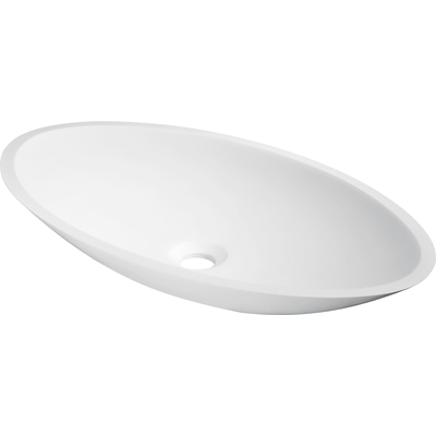 Anzzi Achillies Solid Surface Vessel Sink in White, 191042004283, LS-AZ300
