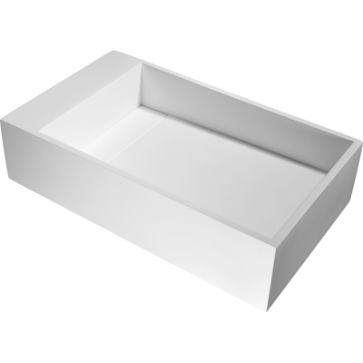 Anzzi Pascal Solid Surface Vessel Sink in Matte White, 191042004344, LS-AZ520b