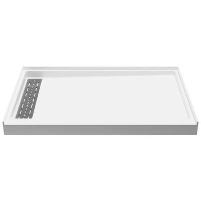 Anzzi Shower Floor, White, Composite Resin, SHOWER - Shower Bases - Single Threshold, 191042063785, SB-AZ103L