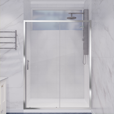 Anzzi Halberd 48 in. x 72 in. Framed Shower Door with TSUNAMI GUARD in Polished Chrome, 191042049505, SD-AZ052-01CH