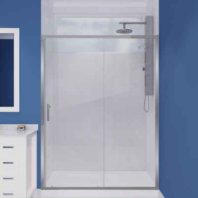 Anzzi Halberd 60 in. x 72 in. Framed Shower Door with TSUNAMI GUARD in Polished Chrome, 191042049529, SD-AZ052-02CH