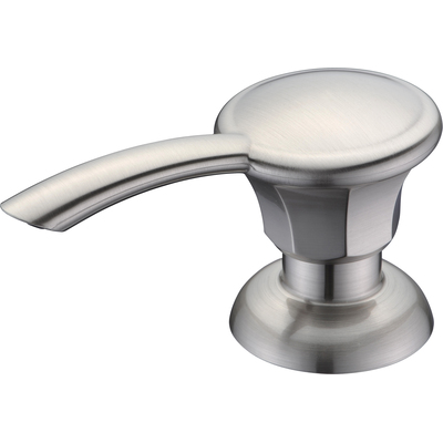Anzzi Veneto 12 oz. Bottle Soap Dispenser in Brushed Nickel, 191042019836, SO-AZ016BN