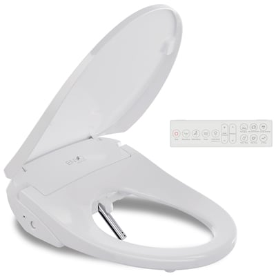 Anzzi Ember Elongated Smart Electric Bidet Toilet Seat with Remote Control and Heated Seat TL-AZEB101BR